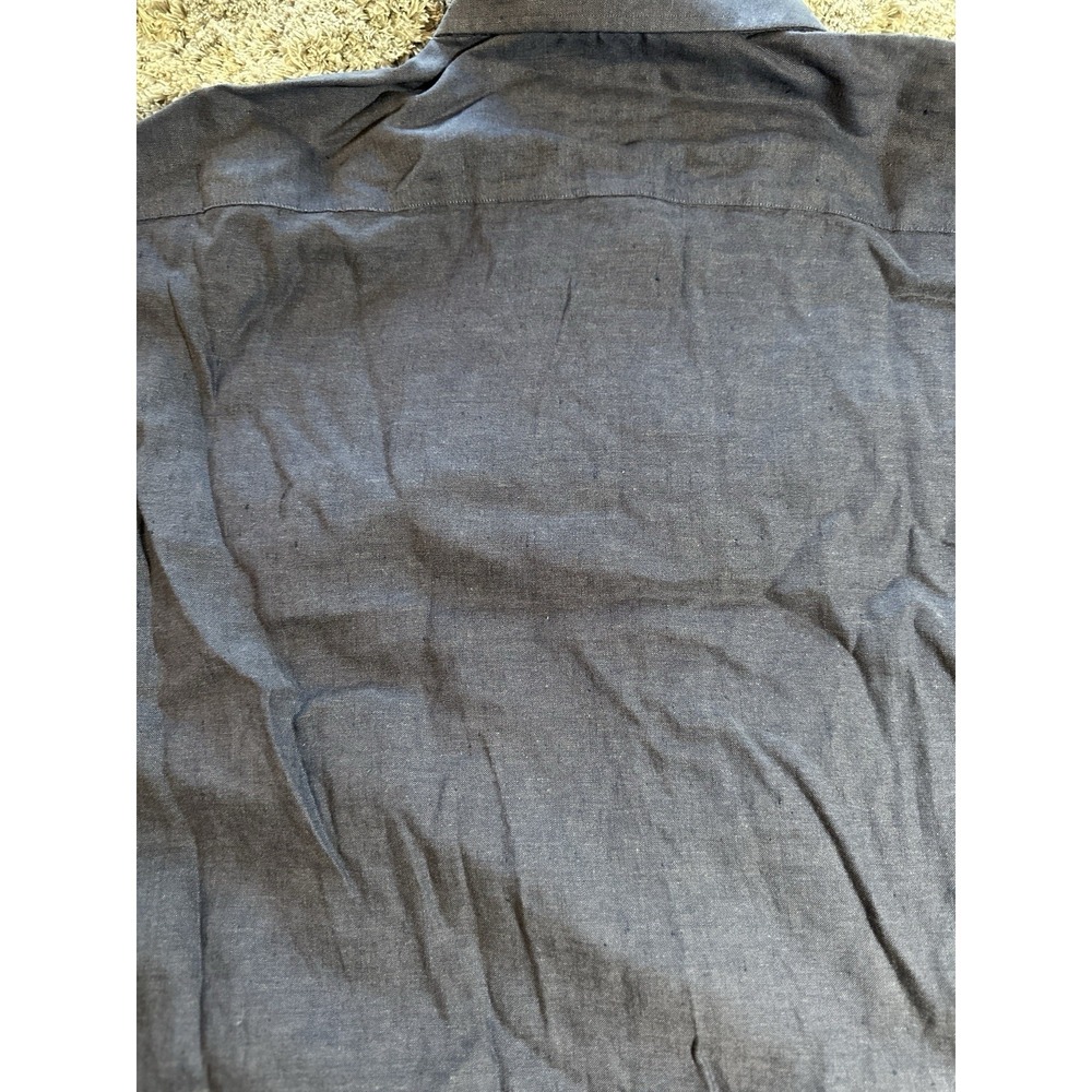UNTUCKit Men's Long Sleeve Navy Blue Collared Button Down Shirt Size 3XL - Picture 11 of 11